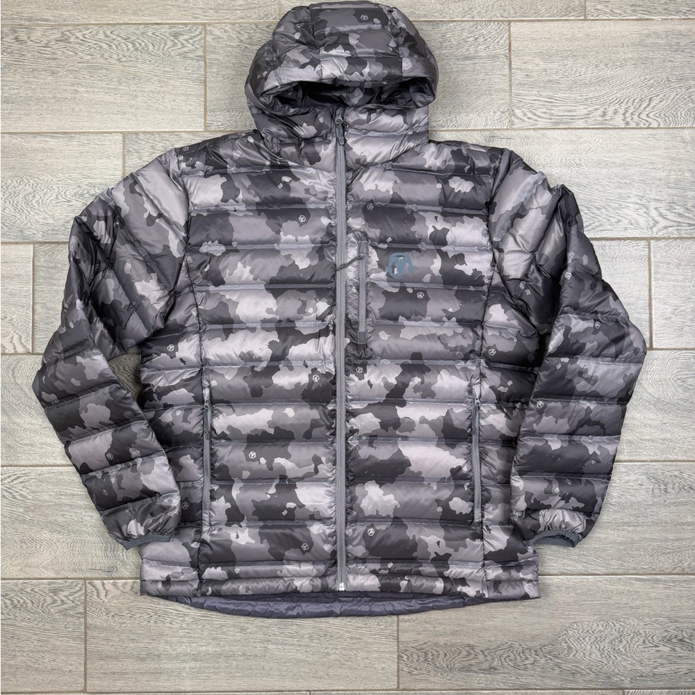 BlackOvis Anchor Point 800 Fill Down Jacket – Midnight Camo XL – NWOT